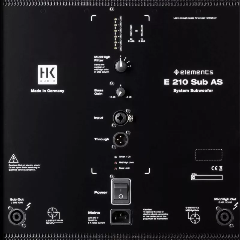 HK Audio E 210 Sub AS