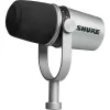 Shure MV7 نقره‌ای