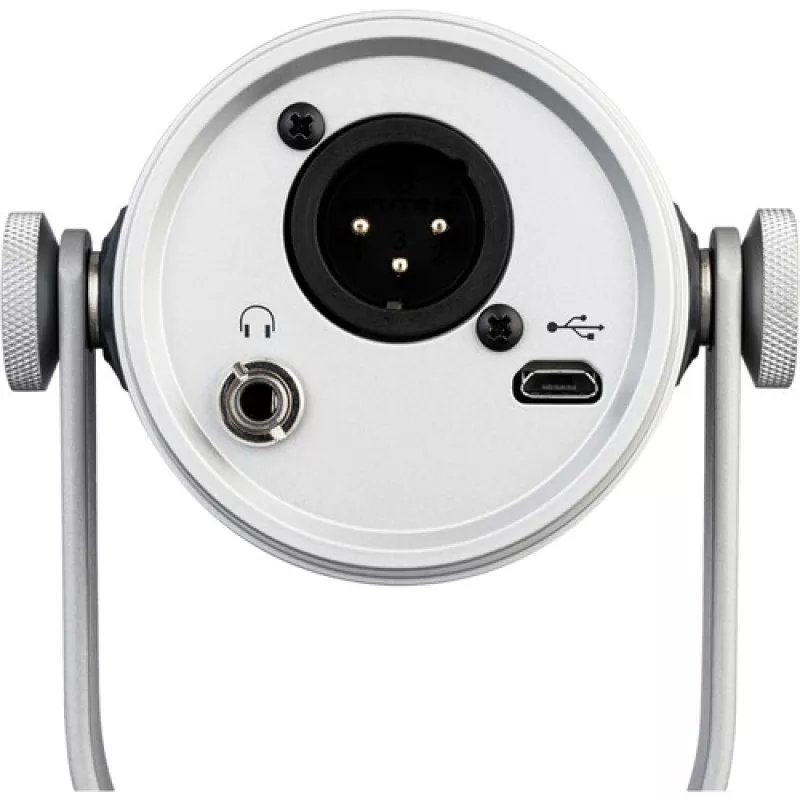 Shure MV7 نقره‌ای