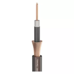 کابل Sommer Instrument Cable SC-SPIRIT BLACK ZILK  1 x 0,25 mm² مشکی نیمه شفاف