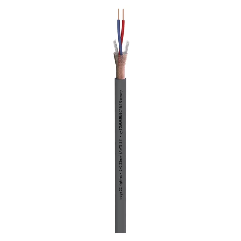 Sommer Microphone Cable Stage 22 Highflex طوسی