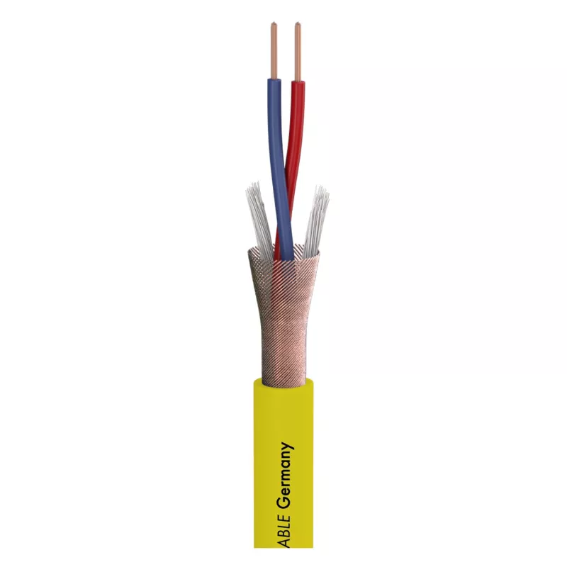 Sommer Microphone Cable Stage 22 Highflex زرد