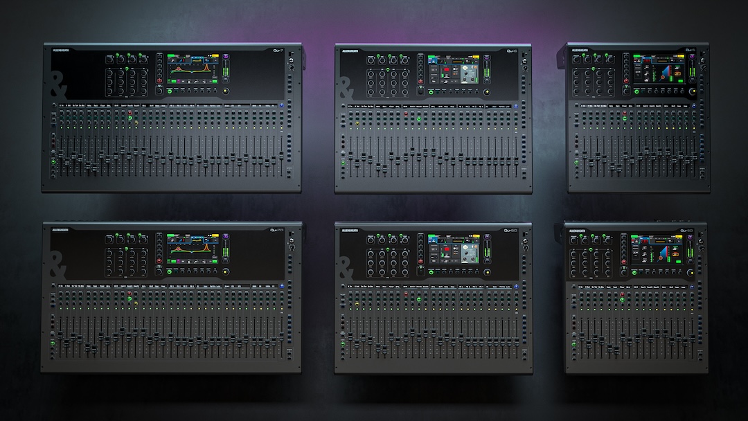 Allen & Heath از شش میکسر جدید سری Qu رونمایی کرد
