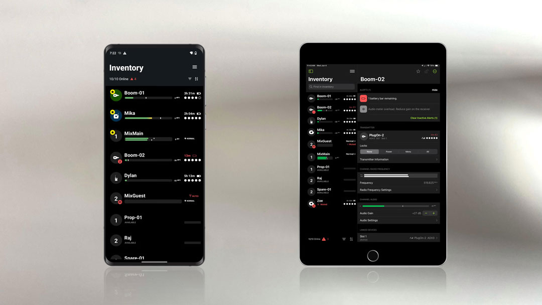 اپلیکیشن جدید Shure برای میکروفن‌های بیسیم منتشر شد
